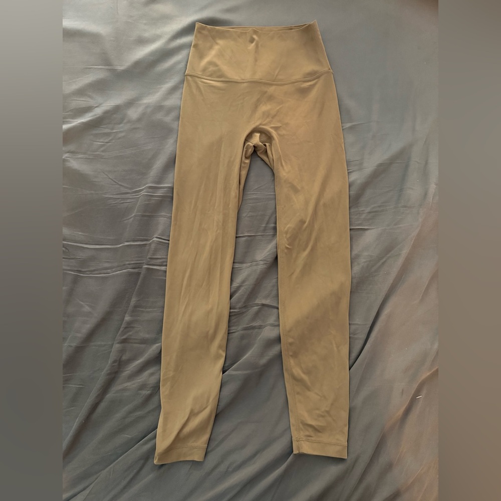 Women's High-Waisted Tan Leggings